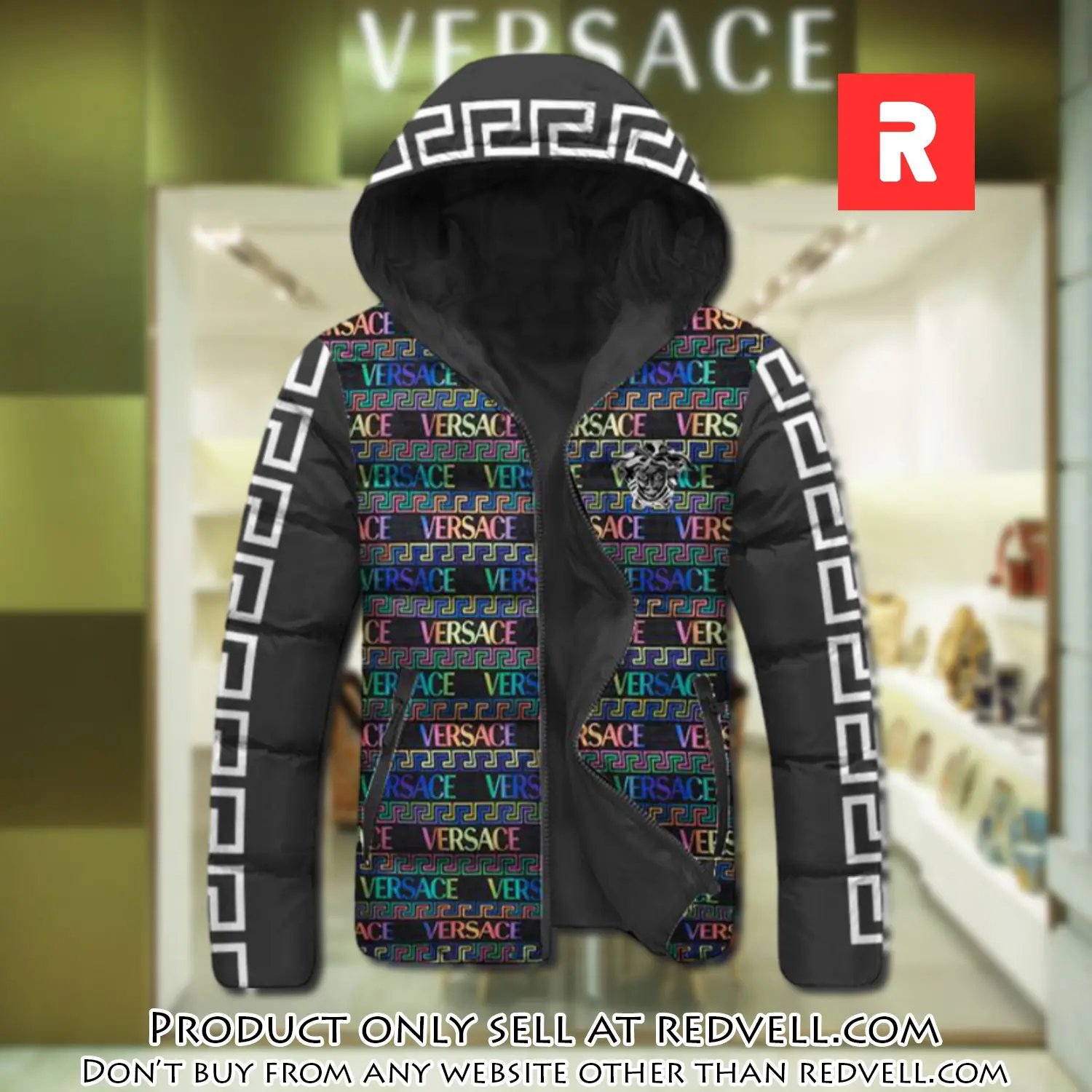 Versace downfilled coat ultralight down jacket outdoor jacket warm outwear dfj1022 rv5144582